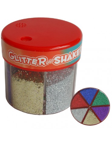 POTE BRILLANTINA 6 COLORES 50 GRS